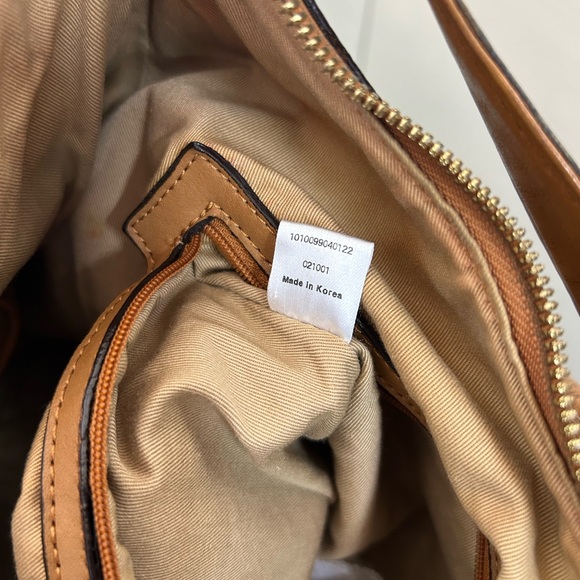 MCM Cognac Visetos shoulder bag - Picture 10 of 13